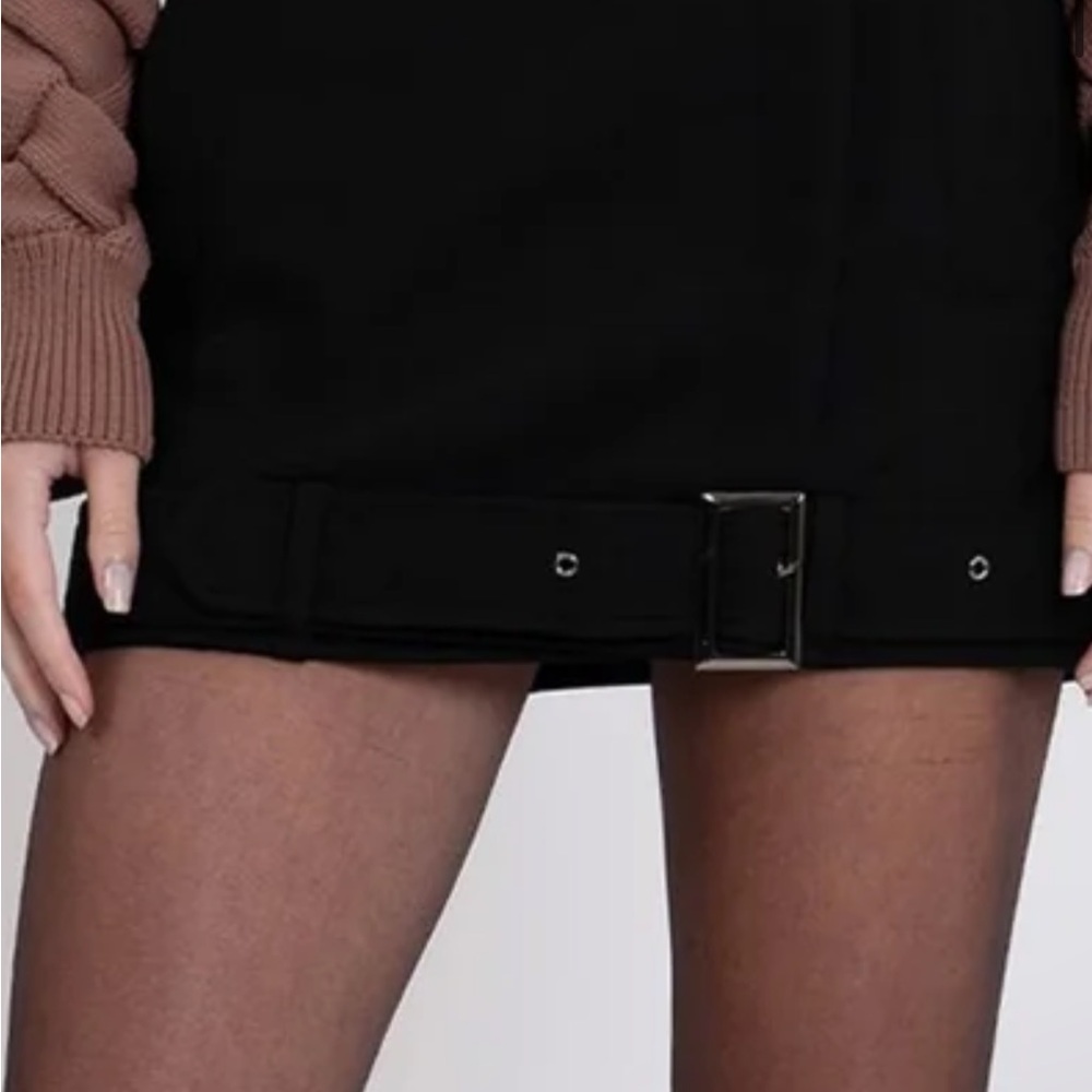 NONchalant Label Black Mini Skirt